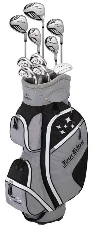 Ladies Tour Edge Golf Moda Silk Complete Set With Bag 